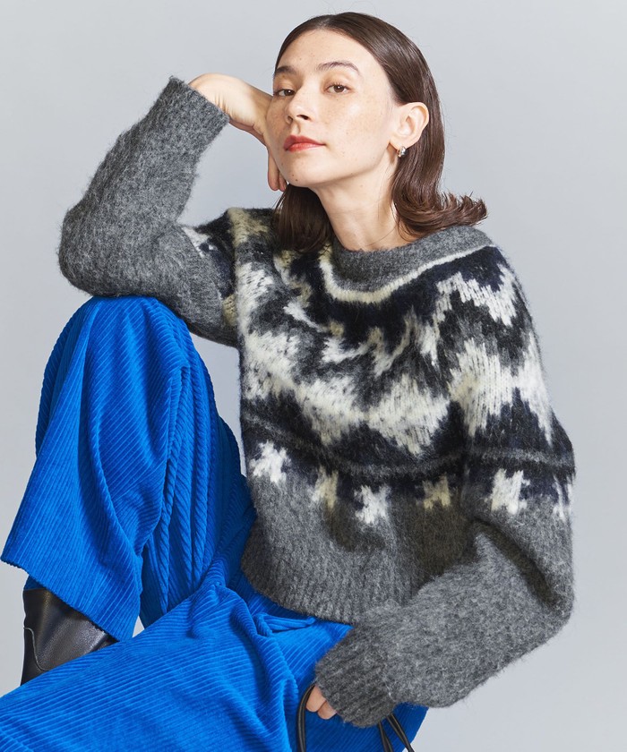 【美品】ユナイテッドアローズEN ROUTE アルパカ混ニット