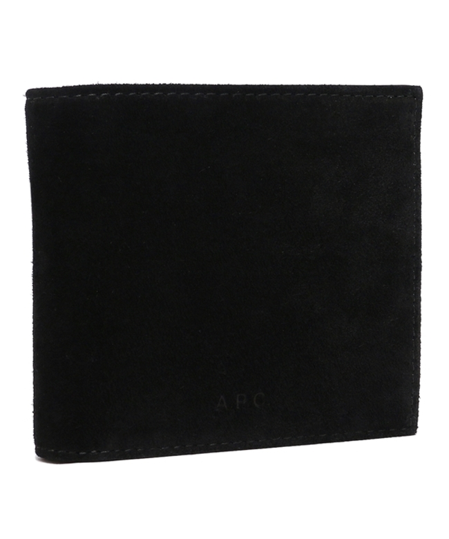 アーペーセー 二つ折り財布 ブラック メンズ APC H63340 PXBTV LZZ
