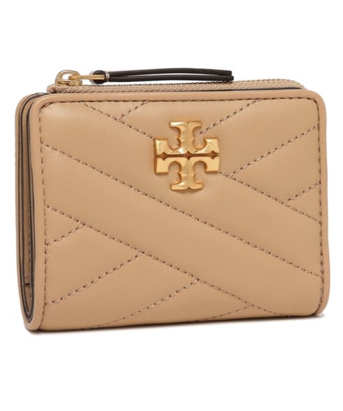 TORY BURCH(トリーバーチ)/トリーバーチ 二つ折り財布 キラ ミニ財布 ベージュ レディース TORY BURCH 153121 250/その他