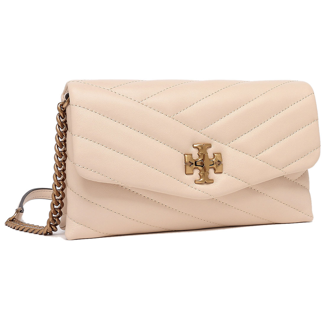 トリーバーチ 長財布 キラ チェーンウォレット ホワイト レディース TORY BURCH 90343 122