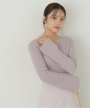 PROPORTION BODY DRESSING/フェザーケーブルフレアスリーブニット/505703189