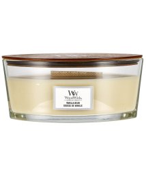 WOODWICK(WOODWICK)/WoodWick キャンドル ハースウィック Lサイズ ウッドウィック アロマ リラックス ハースウィックL 自然 ガラス おしゃれ リネン コースタルサンセッ/オフホワイト