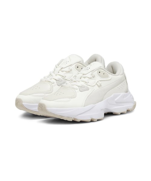 PUMA(プーマ)/ウィメンズ オーキッド リュクス スニーカー/WARMWHITE-ALPINESNOW