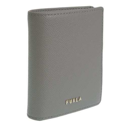 FURLA(フルラ)/FURLA フルラ CLASSIC  クラシック 二つ折り 財布 レザー/グレー