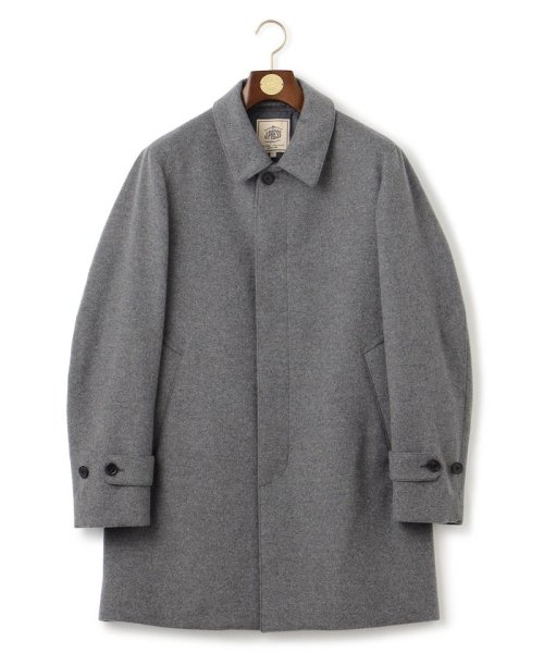 【J.PRESS BASIC】ウールカシミヤビーバーステンカラーコート 
