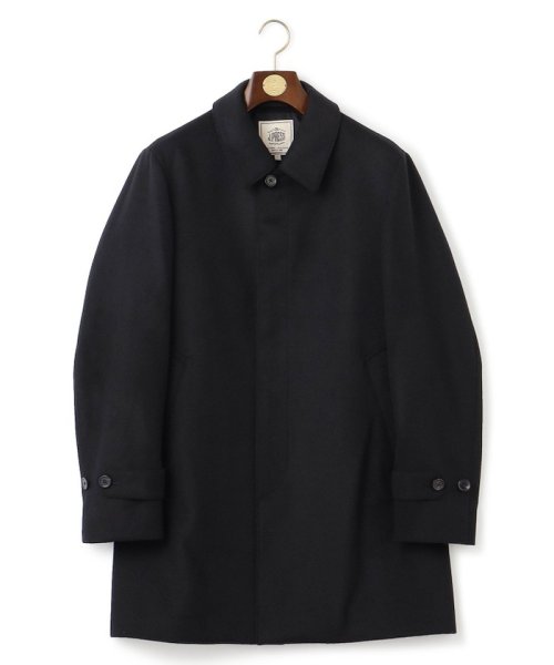 【J.PRESS BASIC】ウールカシミヤビーバーステンカラーコート 