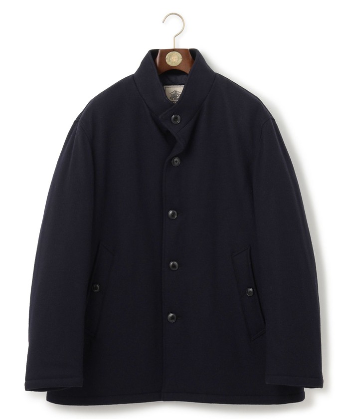 KING SIZE】ショートカーコート スタンドカラーブルゾン(505705057