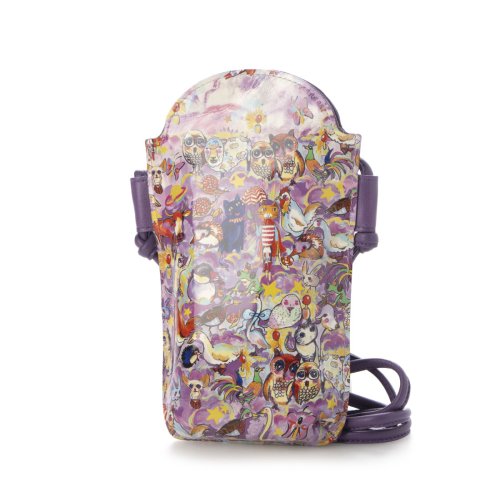 森のどうぶつたち ポーチ スマホポシェット ショルダーケース 