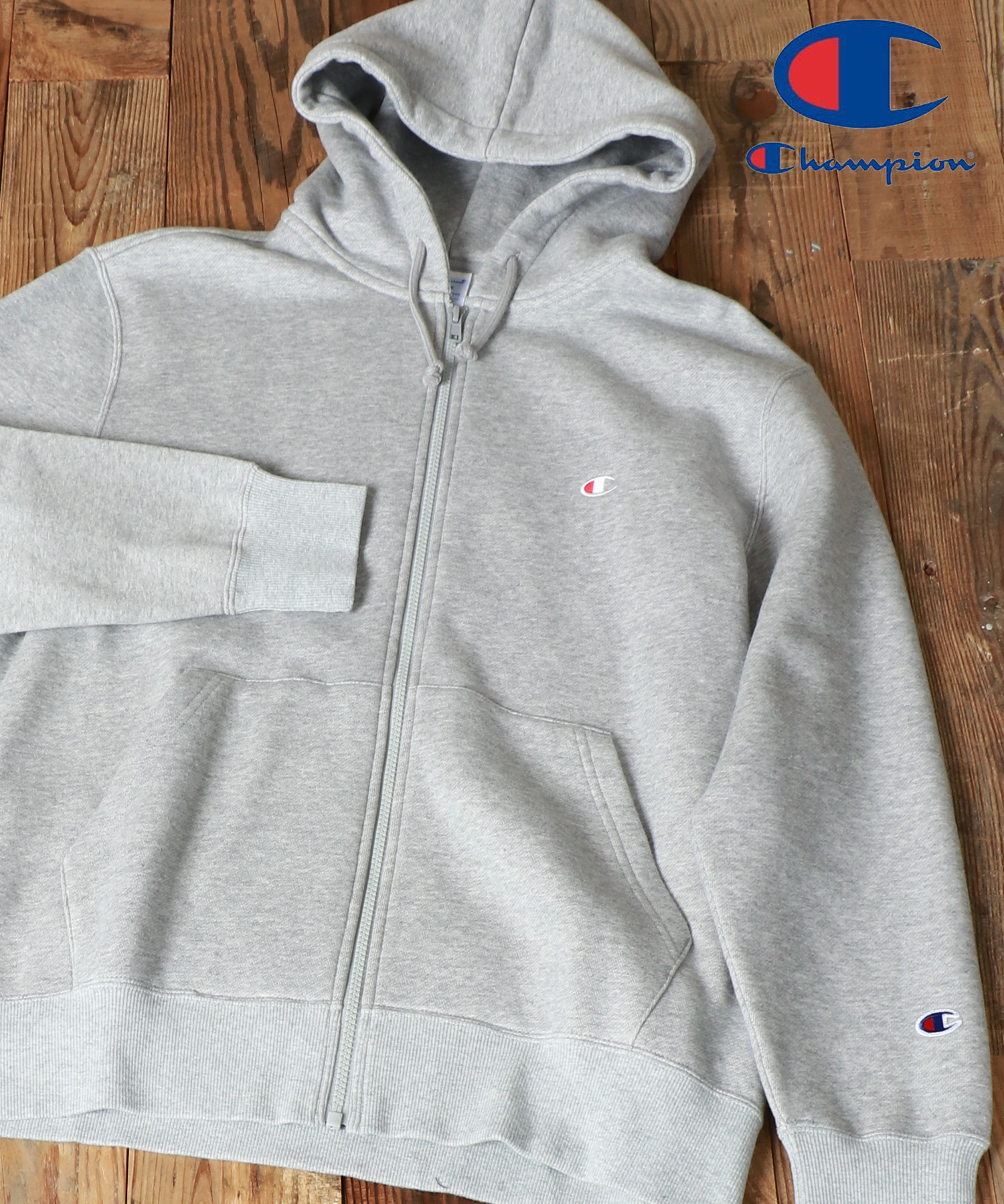 【極美品】ナチュラルビューティーベーシック【M】ベロア ギャザージップパーカー