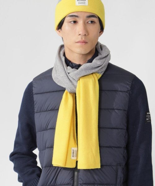 ECOALF WOMEN(ECOALF WOMEN)/THIN バイカラー マフラー / THIN SCARF UNISEX/グレー/イエロー