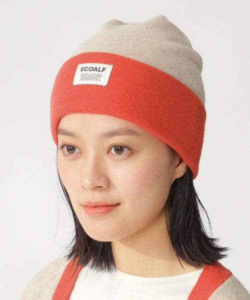 ECOALF WOMEN(ECOALF WOMEN)/THIN バイカラー キャップ / THIN HAT UNISEX/ベージュ/オレンジ