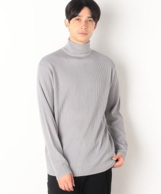 COMME CA ISM MENS/ウォッシャブル リブ タートルネック プルオーバー/505663138