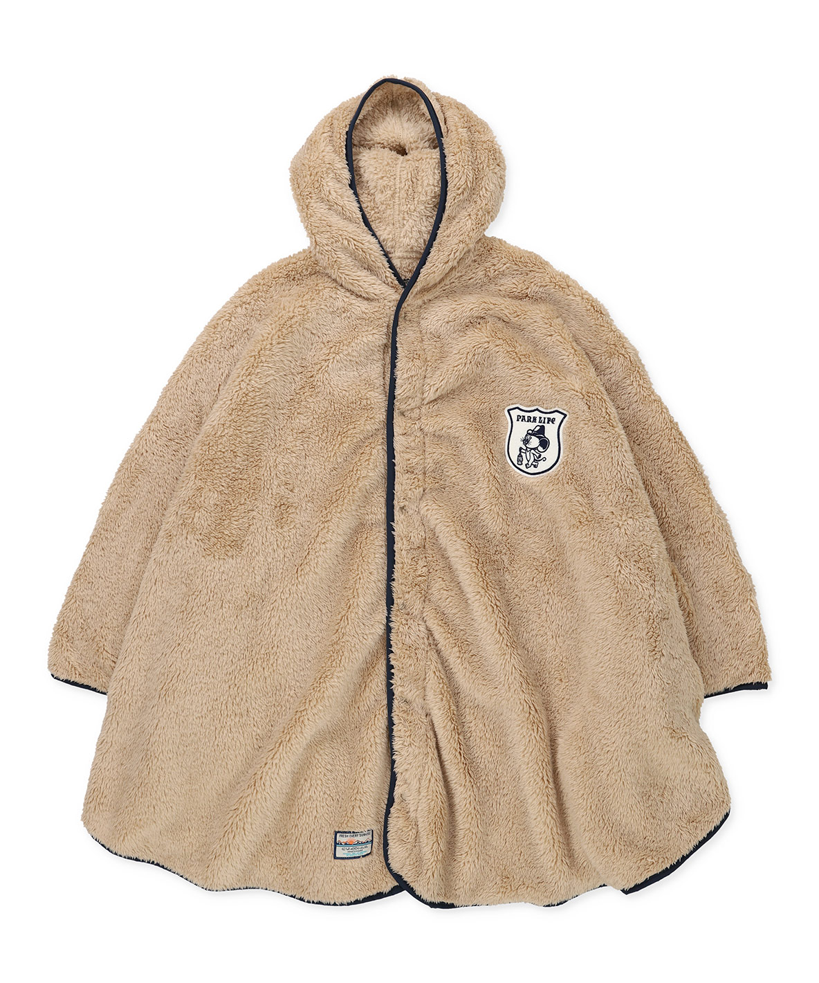 フィス FITH JERRY MARQUEZ パッカブル ボアフリース ポンチョ