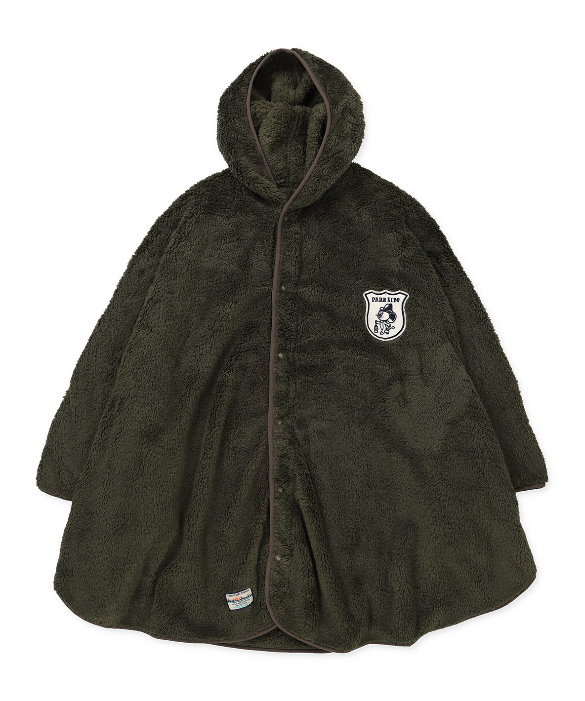 フィス FITH JERRY MARQUEZ パッカブル ボアフリース ポンチョ