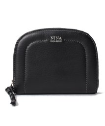  NINA NINA RICCI(ニナ・ニナ　リッチ)/ラウンドファスナー折財布【パロンパース】/クロ