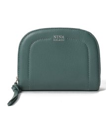  NINA NINA RICCI(ニナ・ニナ　リッチ)/ラウンドファスナー折財布【パロンパース】/グリーン