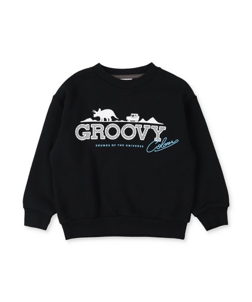 GROOVY COLORS(グルービーカラーズ)/裏毛 GROOVY COLORS スウェット/ブラック