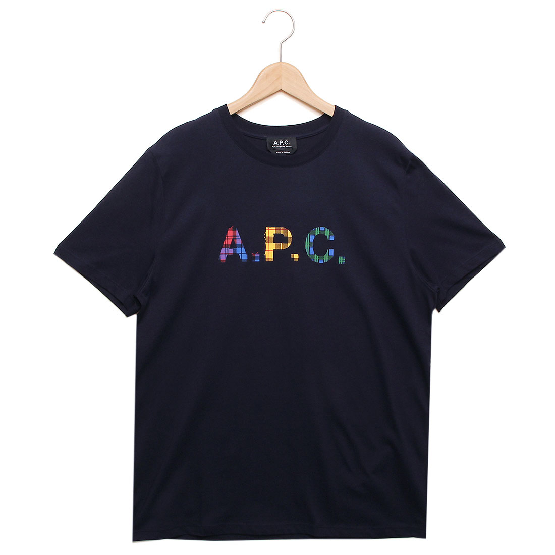 アーペーセー Tシャツ カットソー トップス 半袖カットソー ネイビー メンズ APC H26292 COBQX IAK