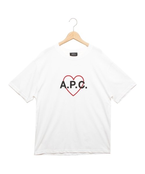 A.P.C.(アーペーセー)/アーペーセー Tシャツ カットソー トップス 半袖カットソー ホワイト レディース APC M26117 COEIO AAB/その他