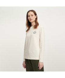 AIGLE(エーグル)/UVカット ロングスリーブロゴTシャツ/ホワイト