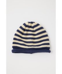 moussy(マウジー)/LOW GAUGE KNIT BEANIE/柄BLU5