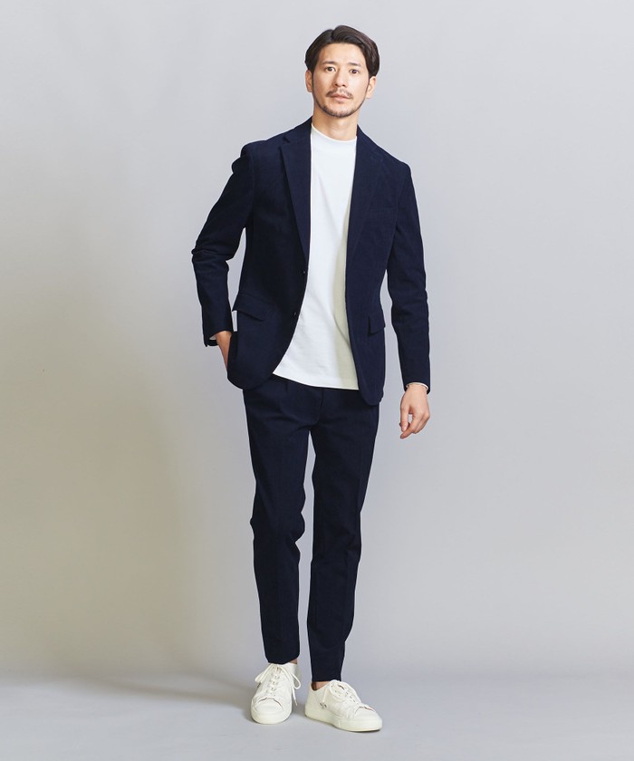 【WEB限定 WARDROBE SMART】テック コーデュロイ セットアップ/ジャケット＆イージーパンツ