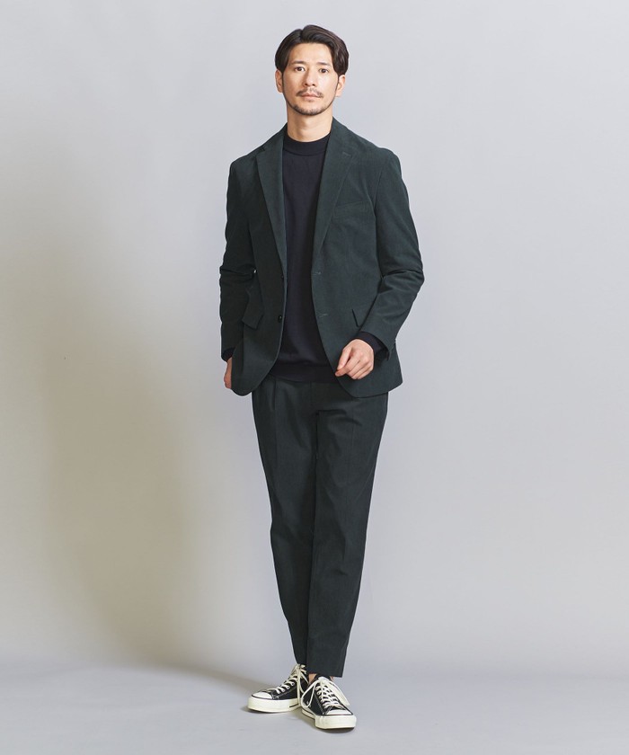 WEB限定 WARDROBE SMART】テック コーデュロイ セットアップ