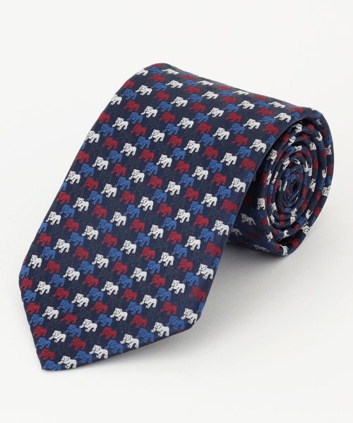 【J.PRESS HANDSOME DAN】モチーフ ネクタイ/ネイビー 