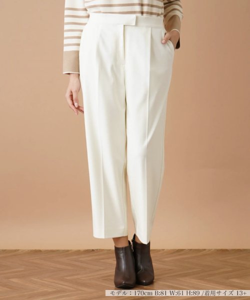クロップドタックパンツ【my perfect wardrobe】 