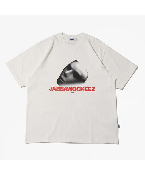 atmos apparel(atmos apparel)/アトモス × ジャバウォッキーズマスクフロントプリントティーシャツ/ホワイト