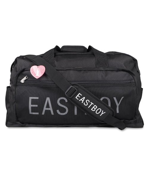 EASTBOY(イーストボーイ)/イーストボーイ EAST BOY ボストンバッグ ショルダーバッグ シュシュ レディース 42L 大容量 撥水 BOSTON BAG ブラック ネイビー 黒 E/ブラック