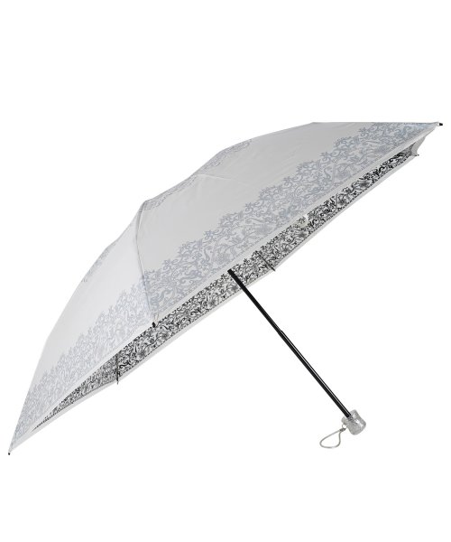 PREMIUM WHITE(プレミアムホワイト)/プレミアムホワイト PREMIUM WHITE 日傘 折りたたみ 完全遮光 晴雨兼用 軽量 雨傘 レディース 55cm 遮光率 UVカット 100% コンパクト/ブラック