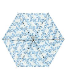 PREMIUM WHITE(プレミアムホワイト)/プレミアムホワイト PREMIUM WHITE 日傘 折りたたみ 完全遮光 晴雨兼用 軽量 雨傘 レディース 55cm 遮光率 UVカット 100% コンパクト/ブルー