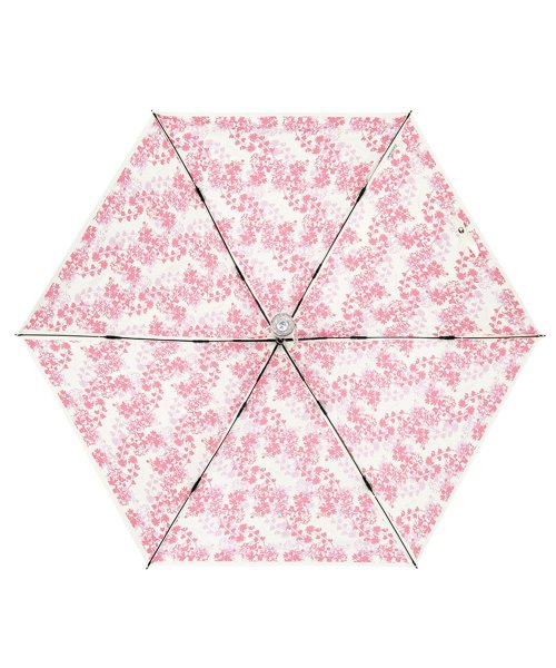 PREMIUM WHITE(プレミアムホワイト)/プレミアムホワイト PREMIUM WHITE 日傘 折りたたみ 完全遮光 晴雨兼用 軽量 雨傘 レディース 55cm 遮光率 UVカット 100% コンパクト/ピンク