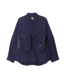 MANASTASH(マナスタッシュ)/MANASTASH/マナスタッシュ/EXTRA MILE CARGO POCKET SHIRTS/ネイビー