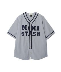 MANASTASH(マナスタッシュ)/MANASTASH/マナスタッシュ/COLLEGE LOGO BB SHIRT/グレー