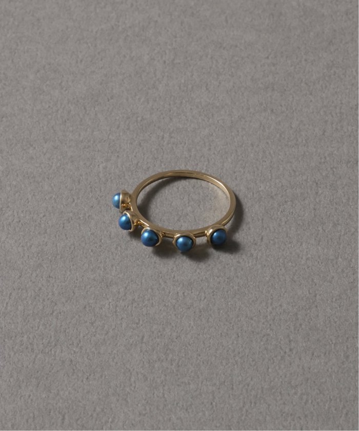 インディゴパール3mm5ピースラインリング K10(505707741) | リラ(Lilas