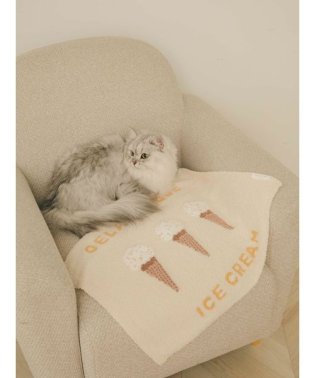 GELATO PIQUE CAT＆DOG/【CAT&DOG】【販路限定商品】ベビモコアイスジャガードブランケット/505708208