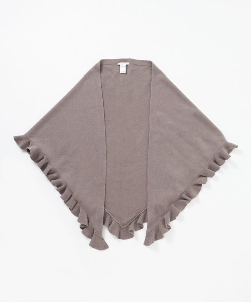 【カタログ掲載・洗える】ピュアカシミヤ ストール ウールカシミヤ フリンジマフラー P1818956998(13970円)
