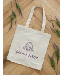 Maison de FLEUR(メゾンドフルール)/EC限定10eme anniversaireスクエアトート/ラベンダー