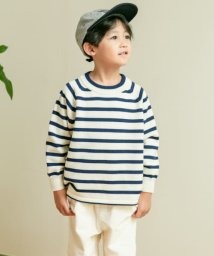 URBAN RESEARCH DOORS（Kids）(アーバンリサーチドアーズ（キッズ）)/ウーステッドヤーン配色ニット(KIDS)/OFF×NAVY