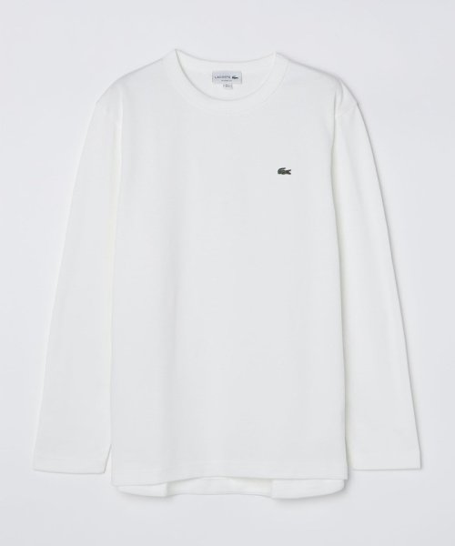 SHIPS MEN(シップス　メン)/LACOSTE: クラシックフィット ロングスリーブ Tシャツ TH7019/オフホワイト