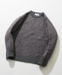 URBAN RESEARCH ROSSO(URBAN　RESEARCH　ROSSO（MEN）)/『XLサイズあり』バーズアイ柄クルーネックニット/GRAY