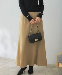 URBAN RESEARCH ROSSO(URBAN　RESEARCH　ROSSO)/ハイウエストナローフレアスカート/BEIGE