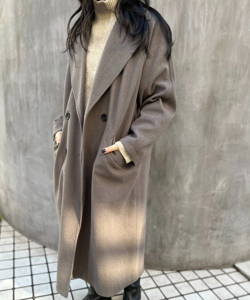 1205 通お ふんわりチェスターコート ユニセックス