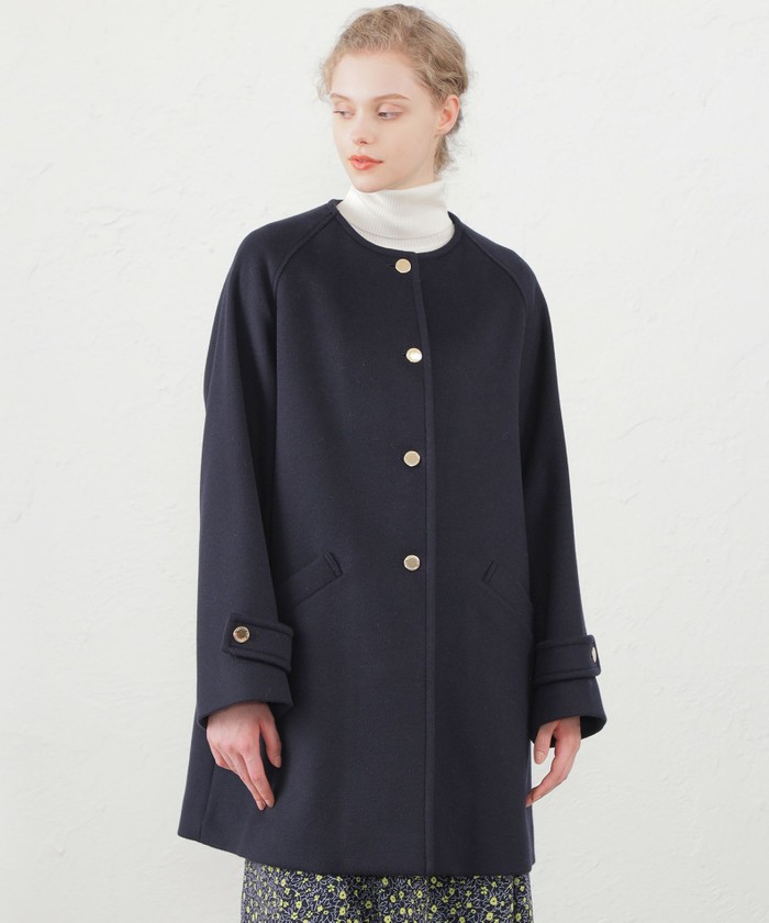 マッキントッシュフィロソフィー　ショールカラーウールコート ブルー系｜コート｜MACKINTOSH PHILOSOPHY(マッキントッシュ