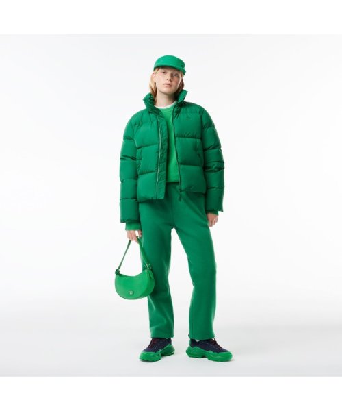 LACOSTE(ラコステ)/レディースバックステッチダウンジャケット/グリーン