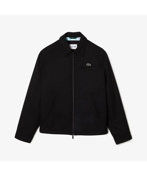 LACOSTE Mens(ラコステ　メンズ)/シャツカラージップジャケット/ブラック