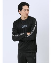 TAKA-Q(タカキュー)/【WEB限定】ジオス/GIOS カチオン裏起毛 クループルオーバー メンズ Tシャツ カットソー カジュアル インナー ビジネス ギフト プレゼント/ブラック