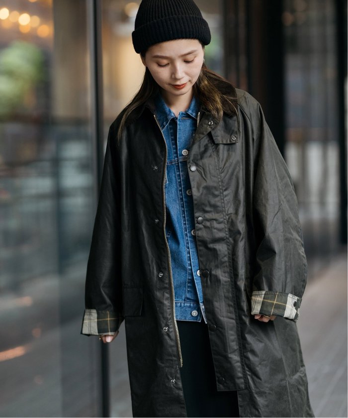 Barbour(バブアー) OS WAX BURGHLEY COAT メンズ